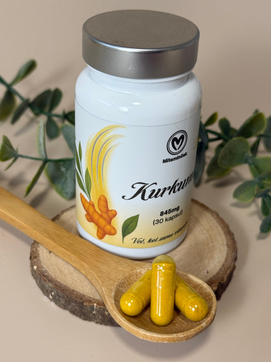 Kurkuma kapsule embalaža - kurkuma v prahu prehransko dopolnilo