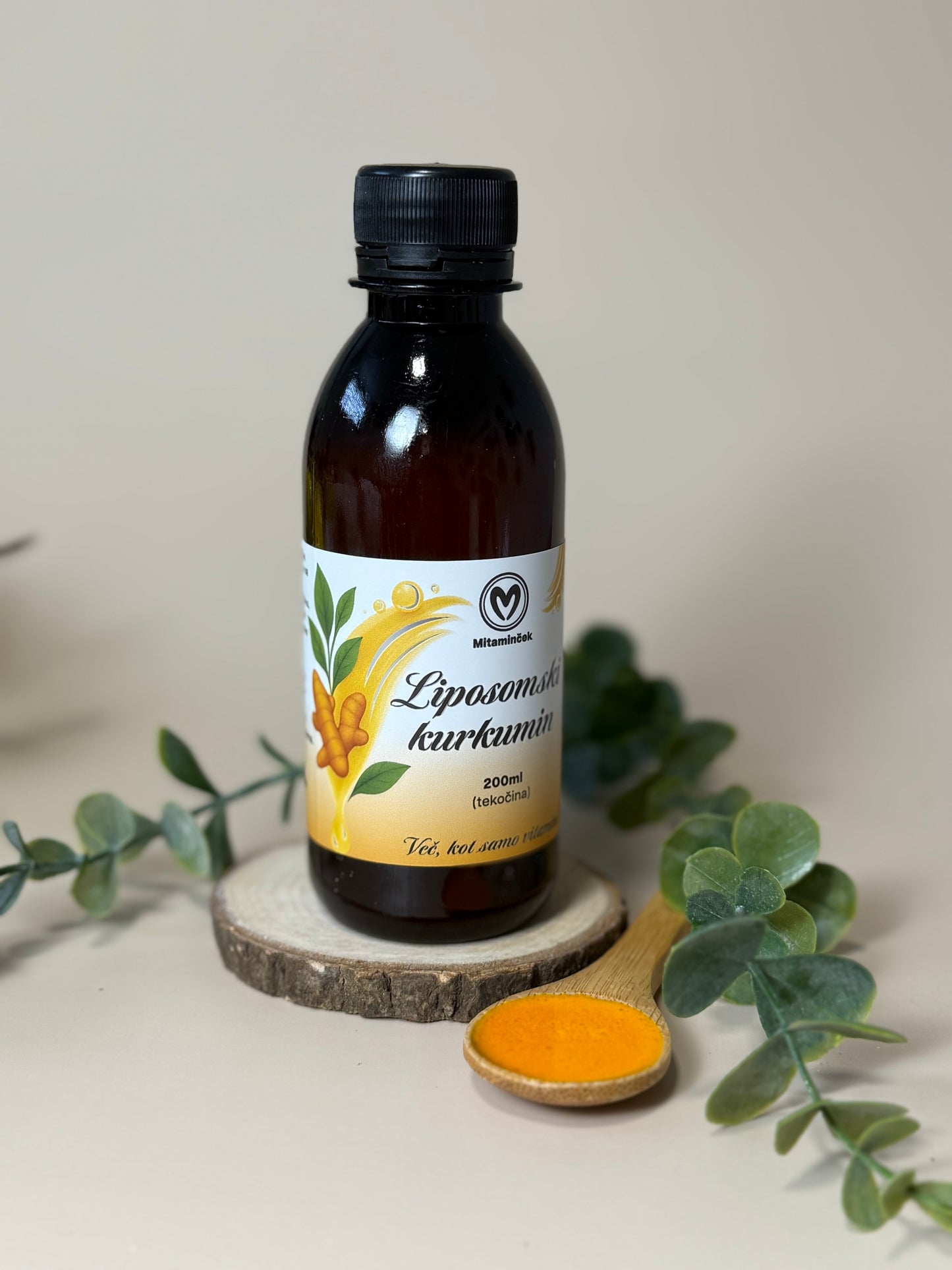Liposomski kurkumin tekoče dopolnilo - 200ml z liposomsko tehnologijo