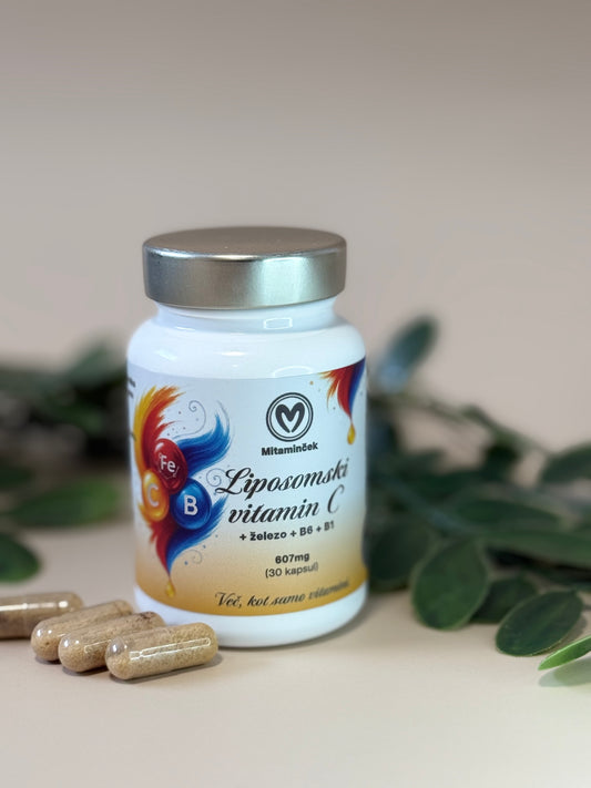 Liposomski C + železo + B6 + B1