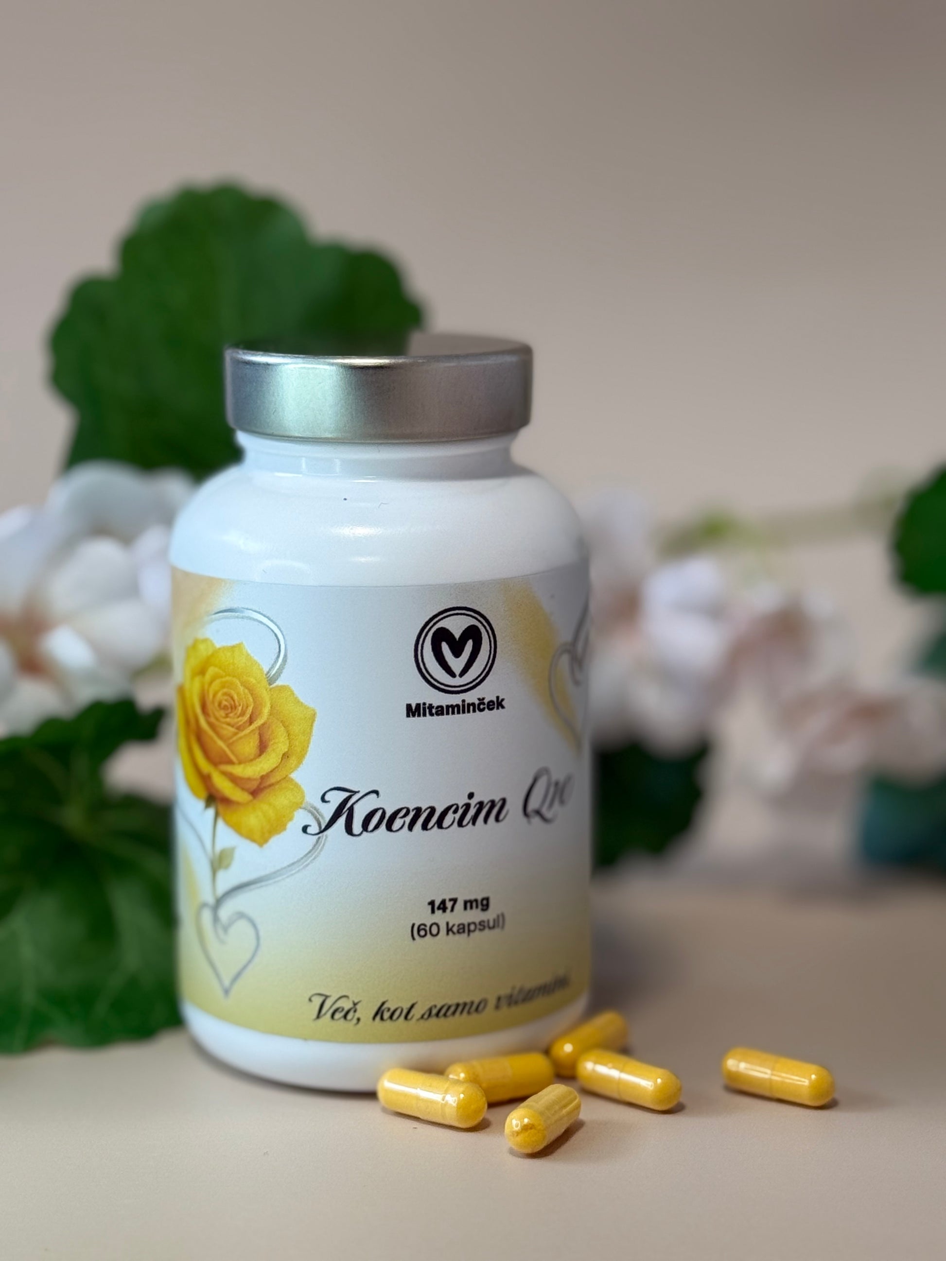 CoQ10 kapsule - najboljši koencim q10 prehransko dopolnilo 60 kapsul
