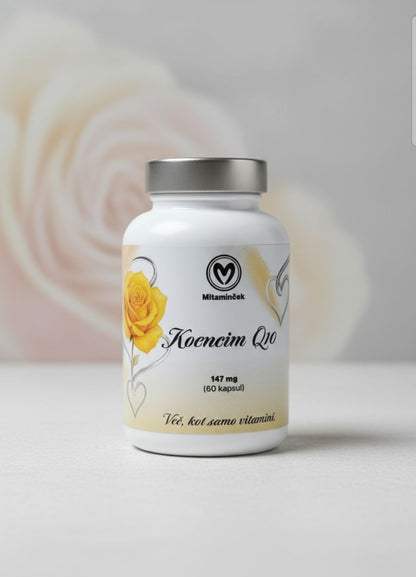 Koencim q10 60 kapsul - prehransko dopolnilo CoQ10

