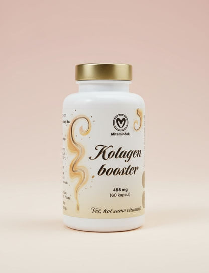 Kolagen booster kapsule - z vitaminom C za tvorbo kolagena 60 kapsul
