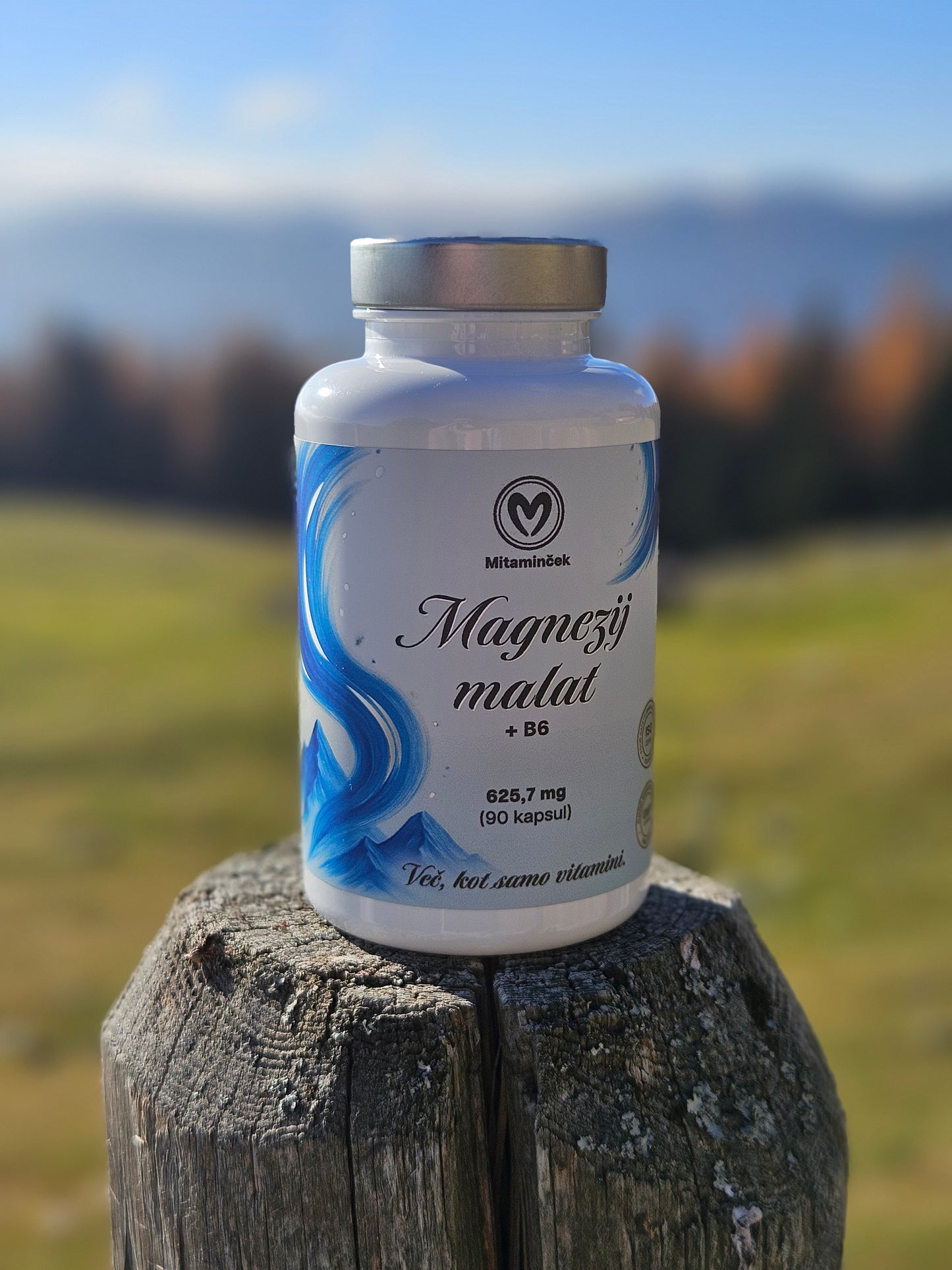 Magnezij malat 250mg kapsule - z vitaminom B6 prehransko dopolnilo
