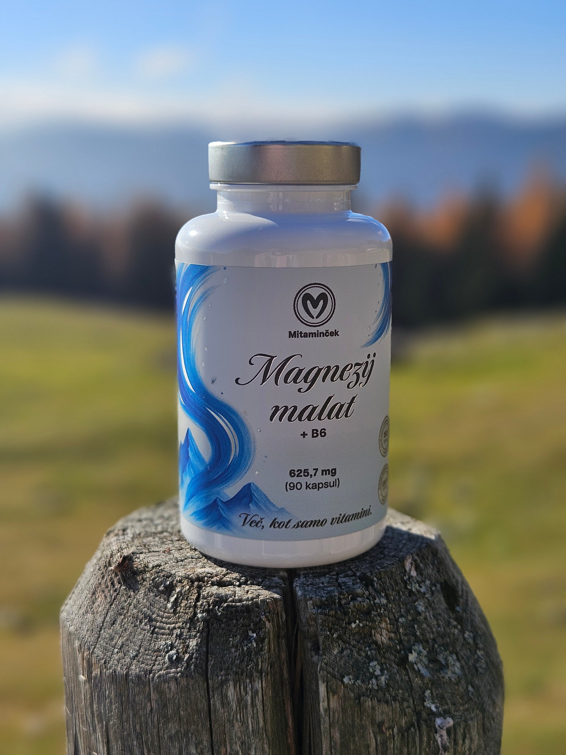 Magnezij malat 250mg kapsule - z vitaminom B6 prehransko dopolnilo
